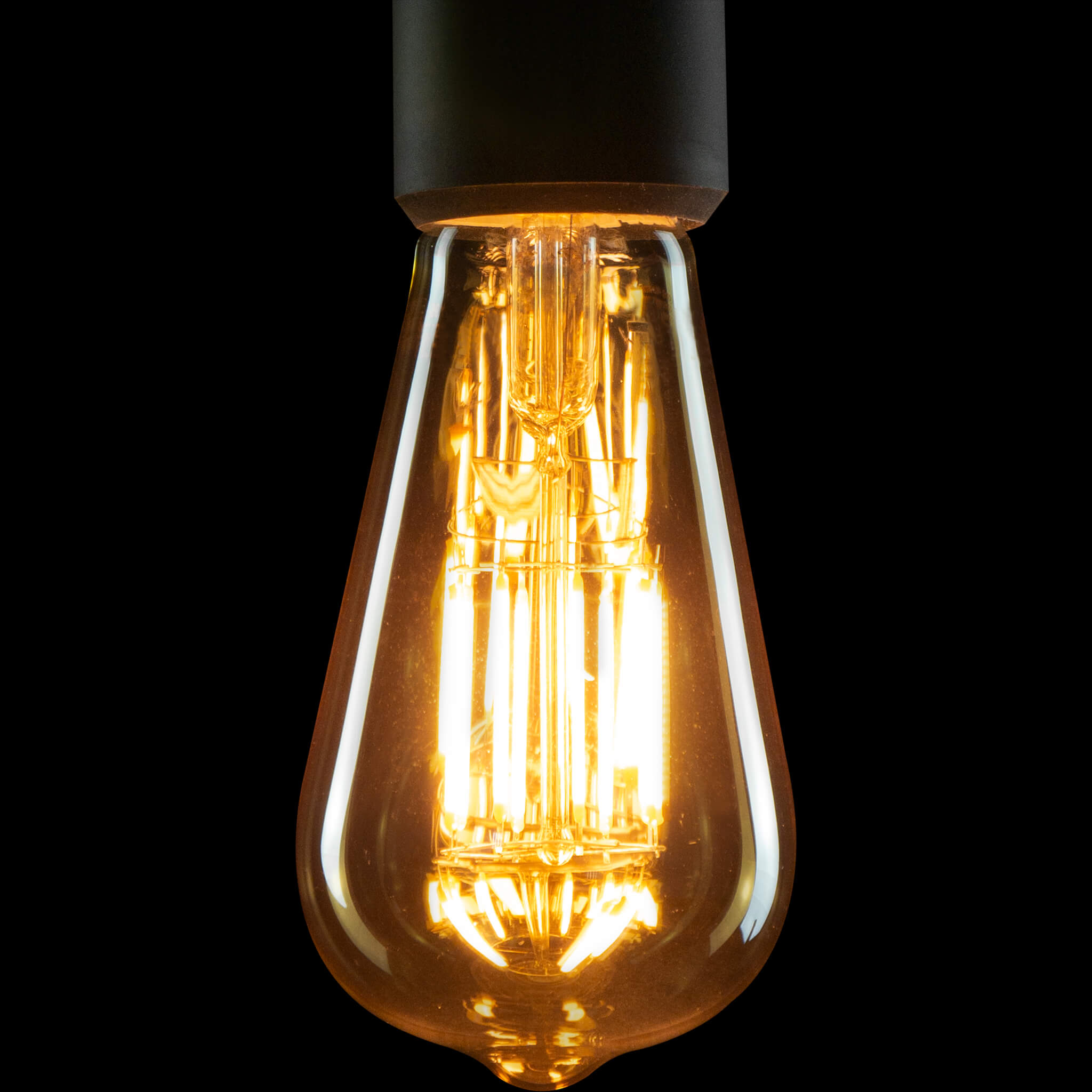 LED Rustika golden 2200 K E27, 55276