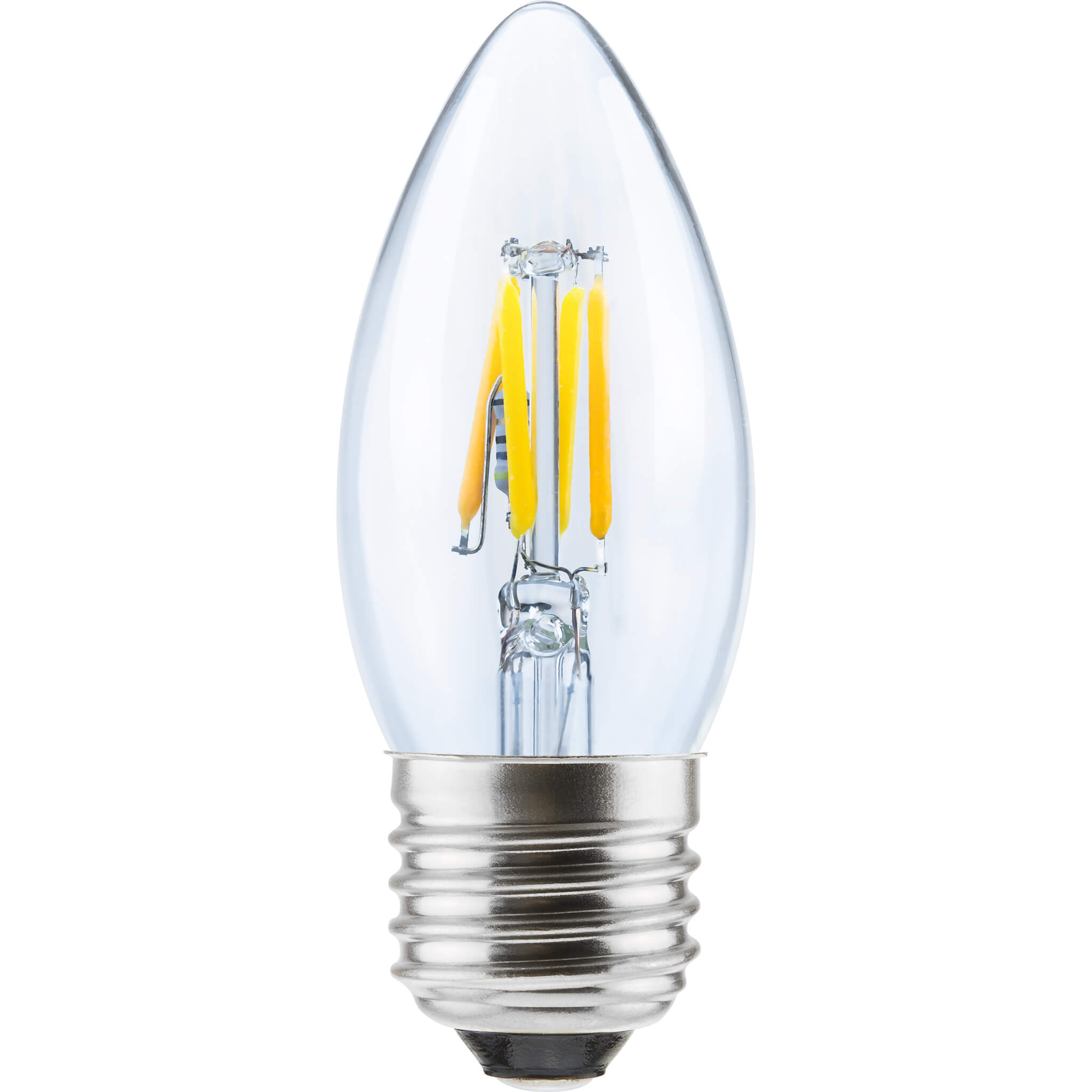 LED Kerze klar, 24V, Ambient Dimming, E27, 55870