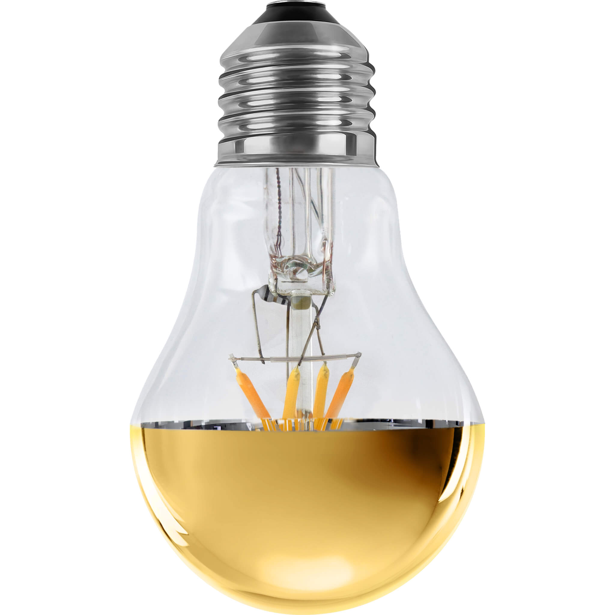 LED Glühlampe Spiegelkopf gold 24V E27 Ambient Dimming, 55878
