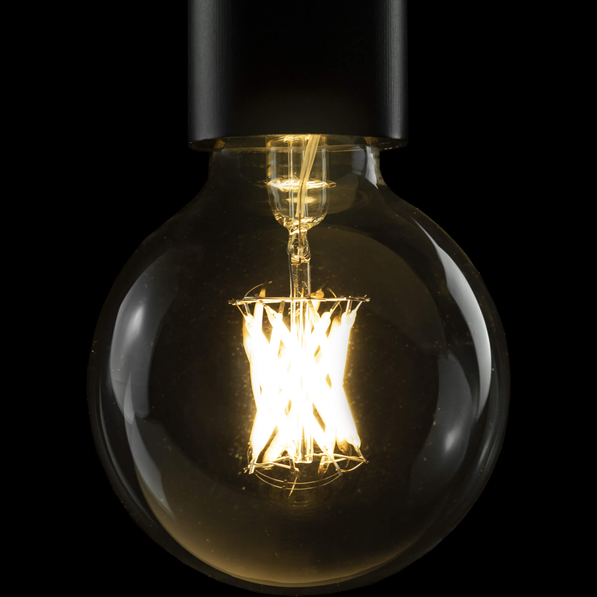 LED Globe 80 klar E27 2700 Kelvin, 55681