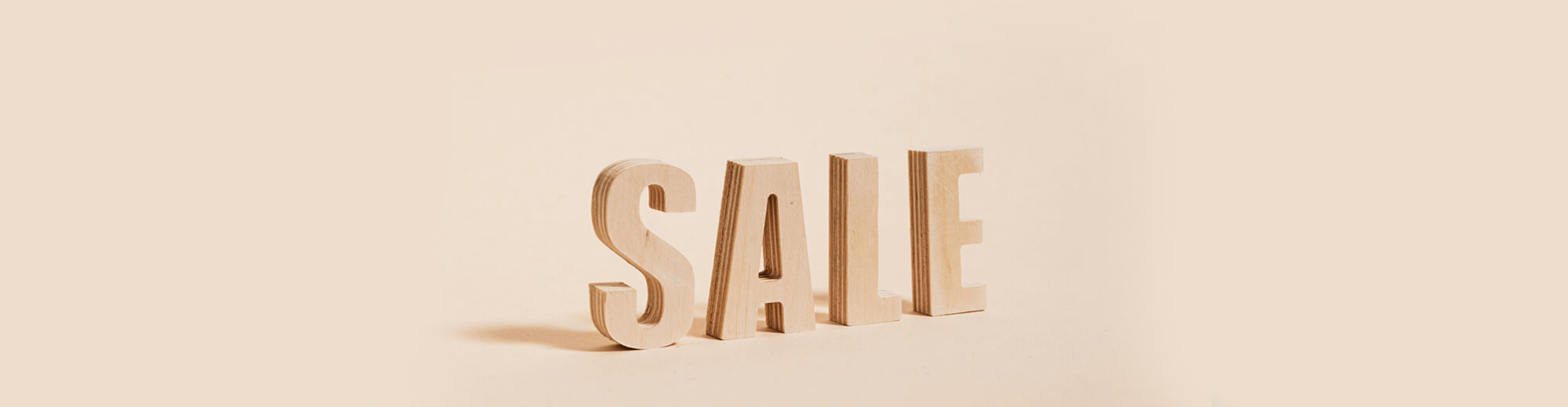 Image for the SALE category, large ‘SALE’ lettering