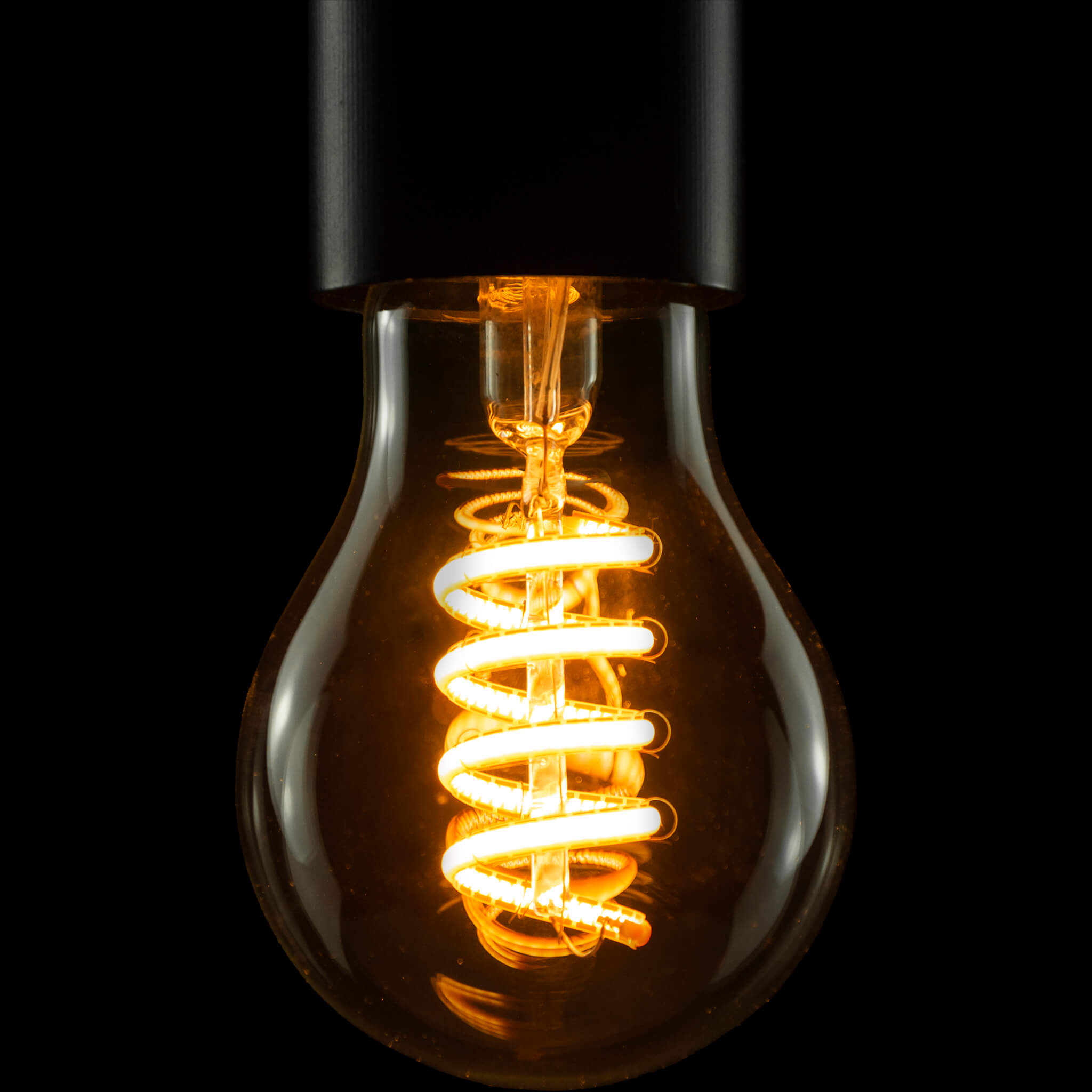 LED Glühlampe Curved klar, E27, Ambient Dimming, 55301