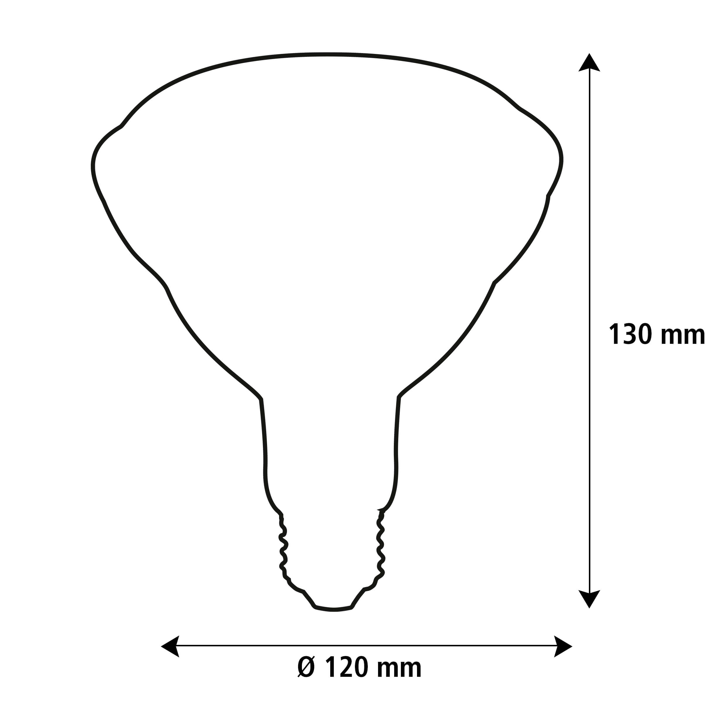 Größenschema 55769 | Durchmesser 120 mm | Höhe 130 mm
