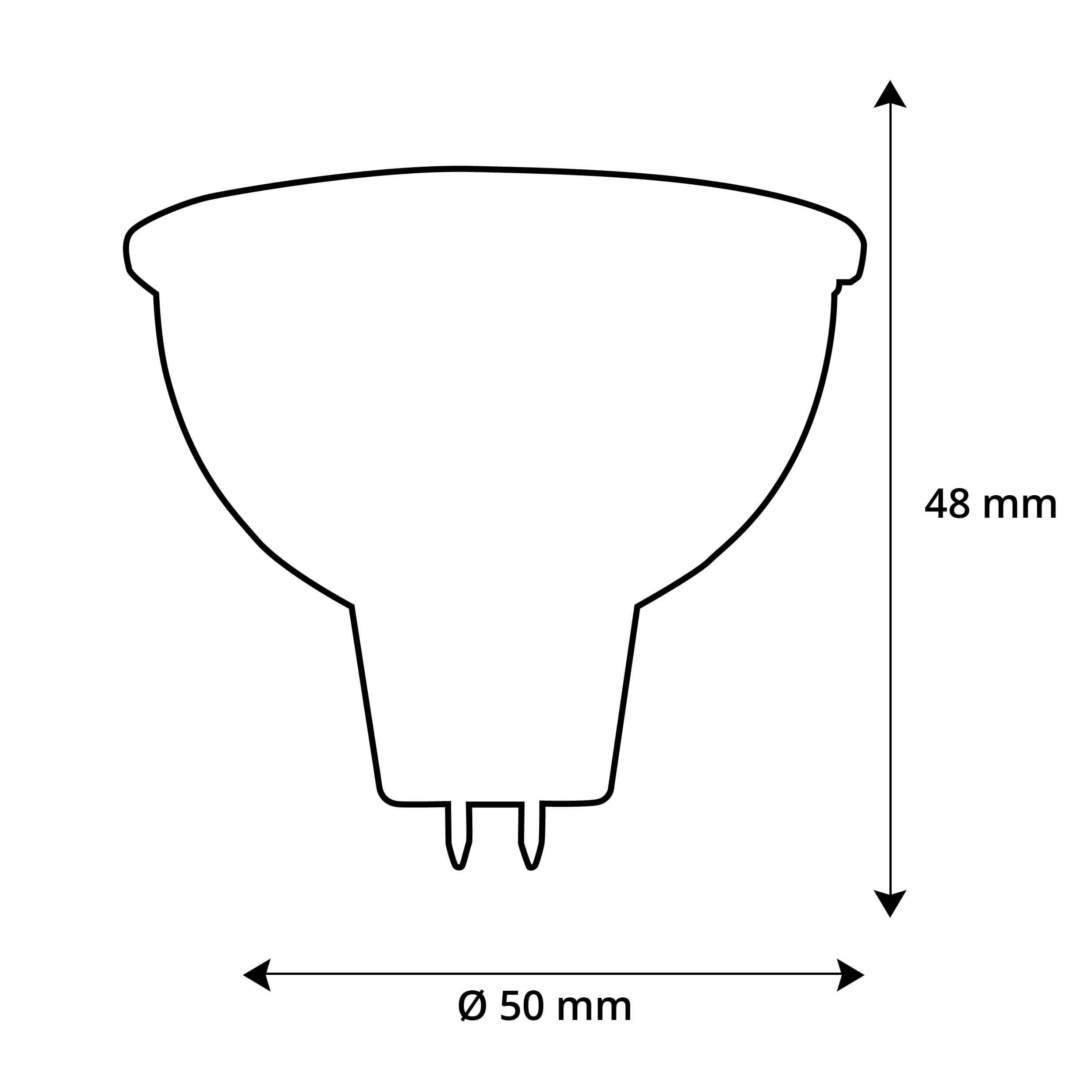 LED Reflektor GU5.3 / MR16 Ambient Dimming, 55222